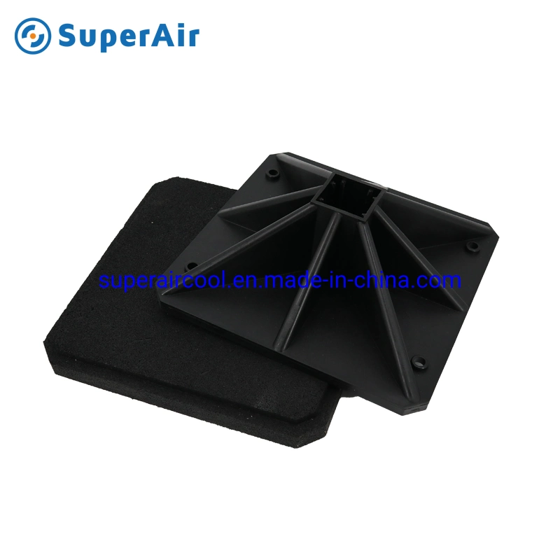 Nylon HVAC Solar Bracket Multi Frame Rubber Support Foot