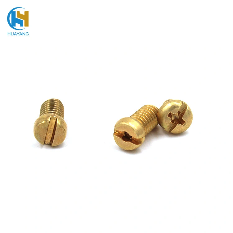 Hot Sale Brass Pan Head Slotted Mini Small Micro Brass Self Tapping Screw