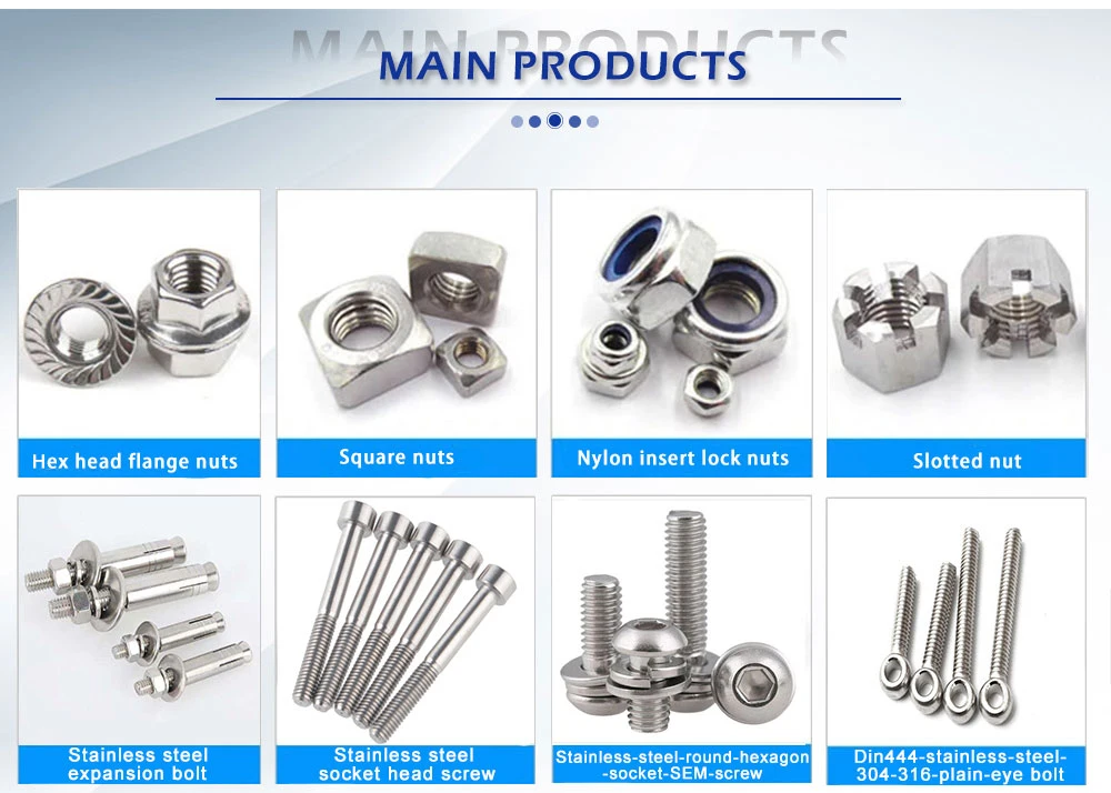 Stainless Steel Screws Cross Slot Self Tapping Screws for Industry Machinery