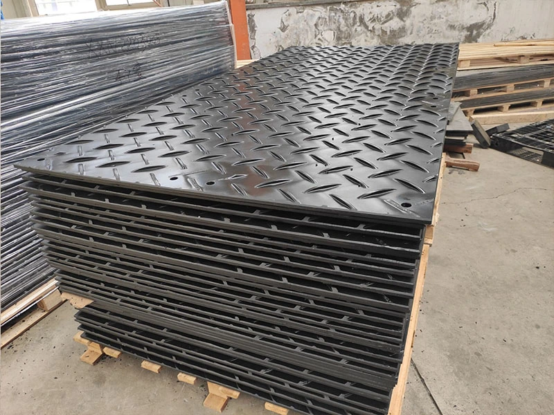 HDPE Plastic Temporary Ground Protection Access Trackway Mats Road Plates