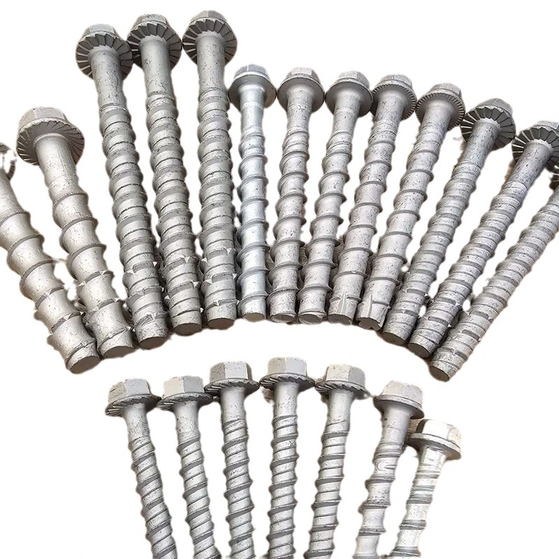 Hexagon Flange Cement Concrete Self Tapping Screws Concrete Anchor Bolts