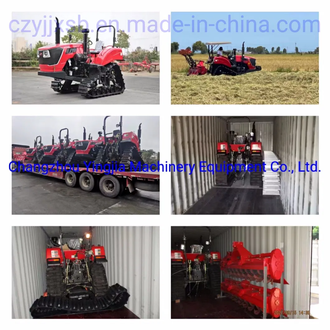 New High-End Listing China Agricultural Crawler Mini Tractores Agricolas