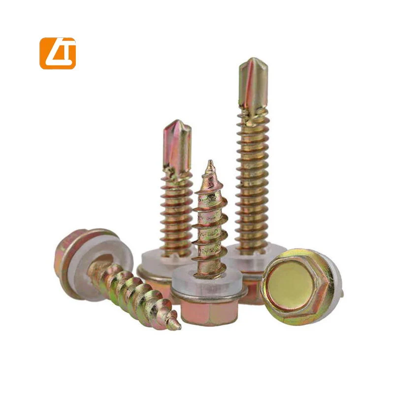 Different Type17 Thread Cutting Hex Head Self Tapping Wood Screw