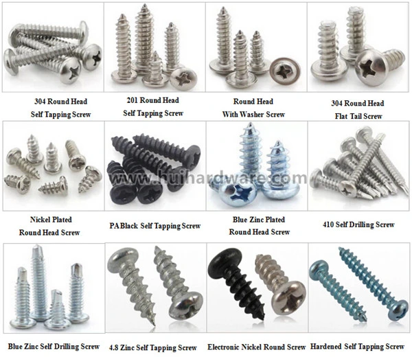 Type-Ab Flat Head Self Tapping Screws M3 M3.5 M4