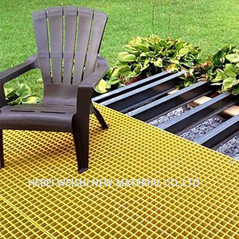 Anti Slip Molded Composite 50*50*15 Fiberglass Grating