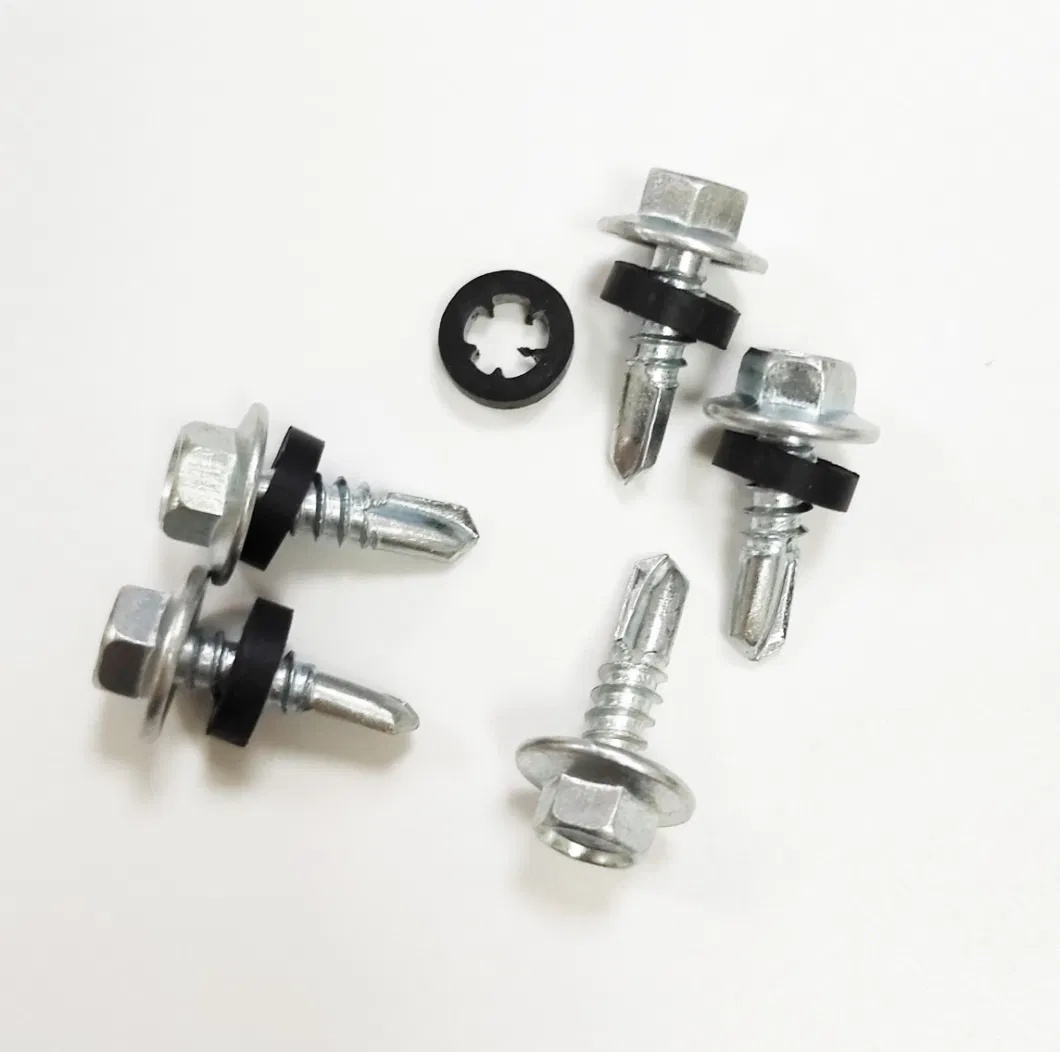 Different Type17 Thread Cutting Hex Head Self Tapping Wood Screw