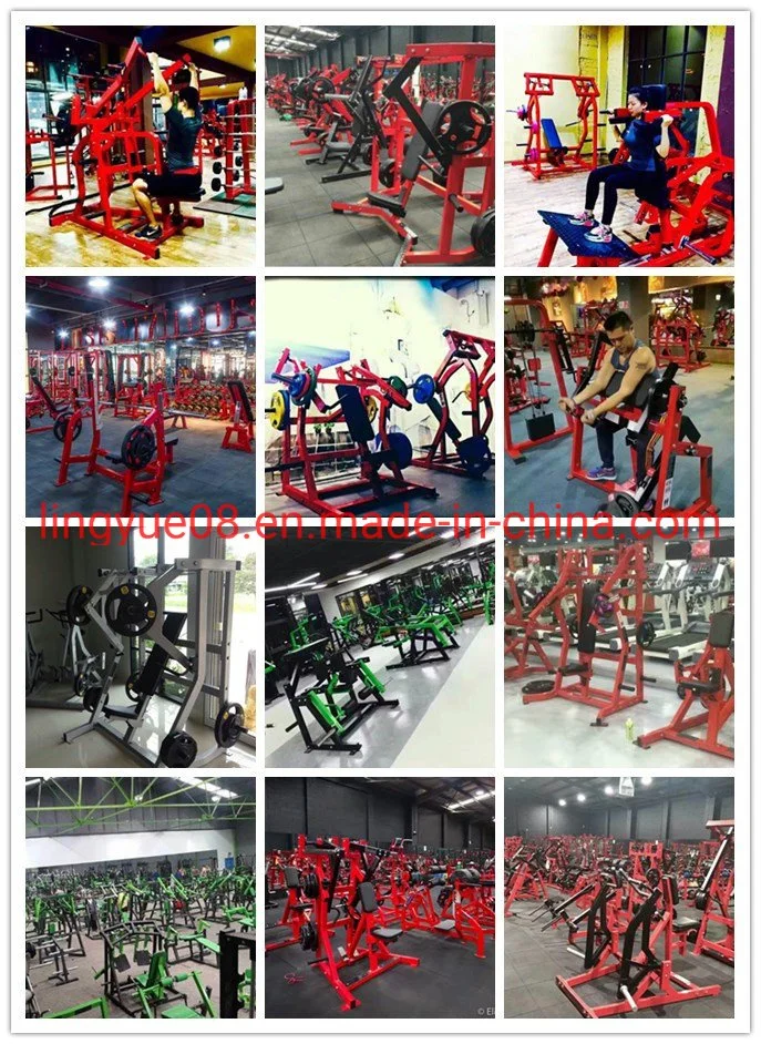 High Quality Fitness Gym Equipment Body-Building Hammer Strength Plate Loaded Ground Base Jammer L-939