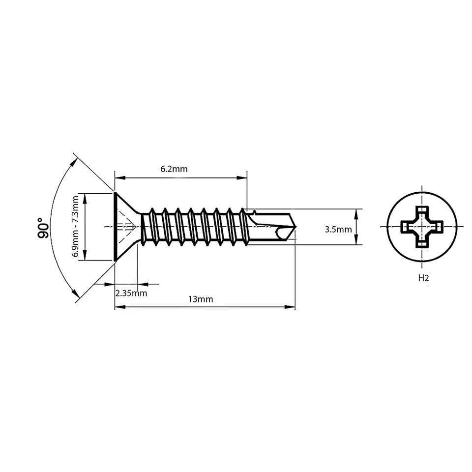 Self Drilling/Self Tapping/ Wood / Clipboard Screw