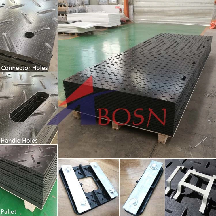 High Strength UHMWPE Ground Protection Mat Composite Road Plates