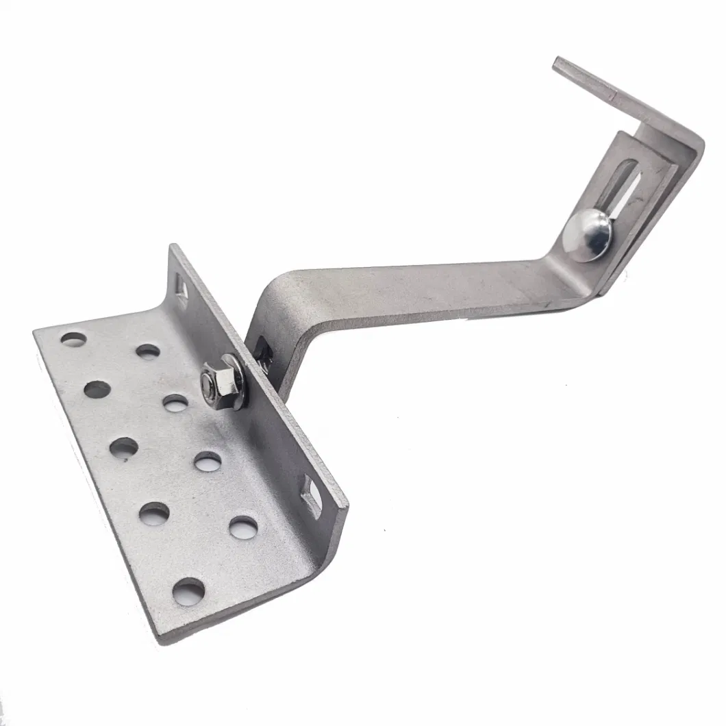 SS304 Ss430 Stainless Steel Solar Mounting System Brackets Roof Hook