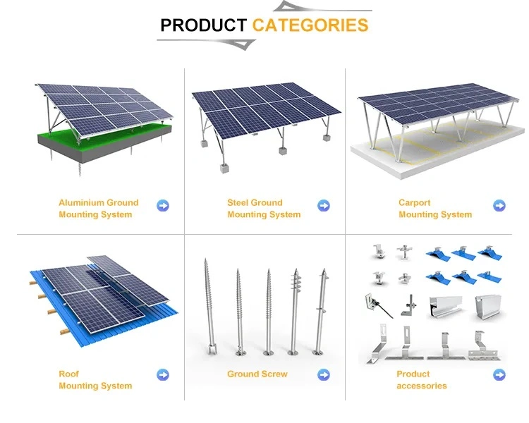 Solar Mounting Rapid Middle Clamp Black or Silver Custom Color