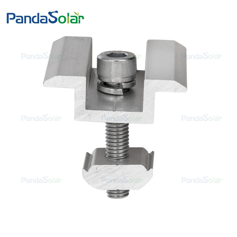 Solar Panel Middle Clamp for Solar Mounting System Roof Metal Structure