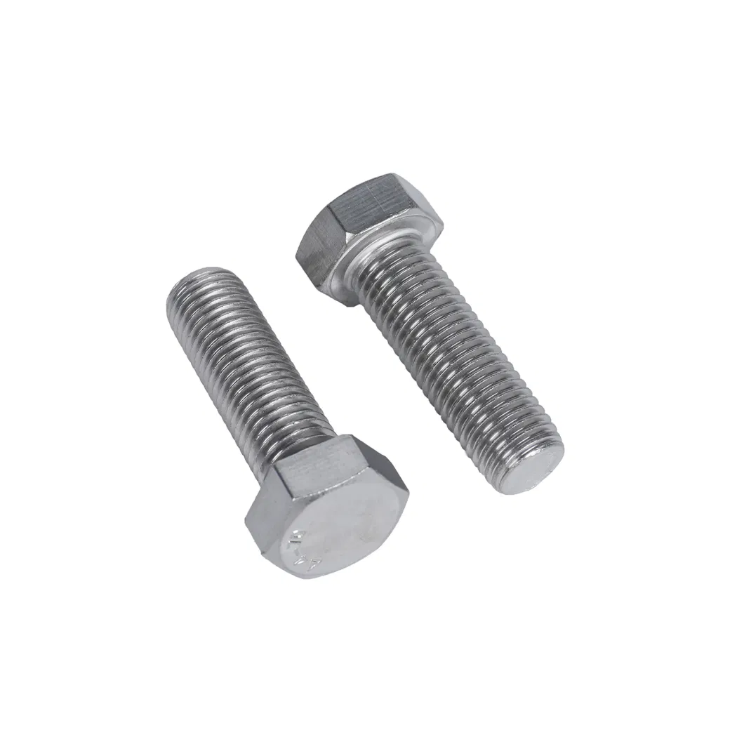 Hexagon Head Bolts, Roofing Screw Self Drilling, Self Tapping Screw Drywall Chipboard Screw Furnit, DIN933/DIN931 Zinc Plated Full Thread Half Thread Hex Bolt