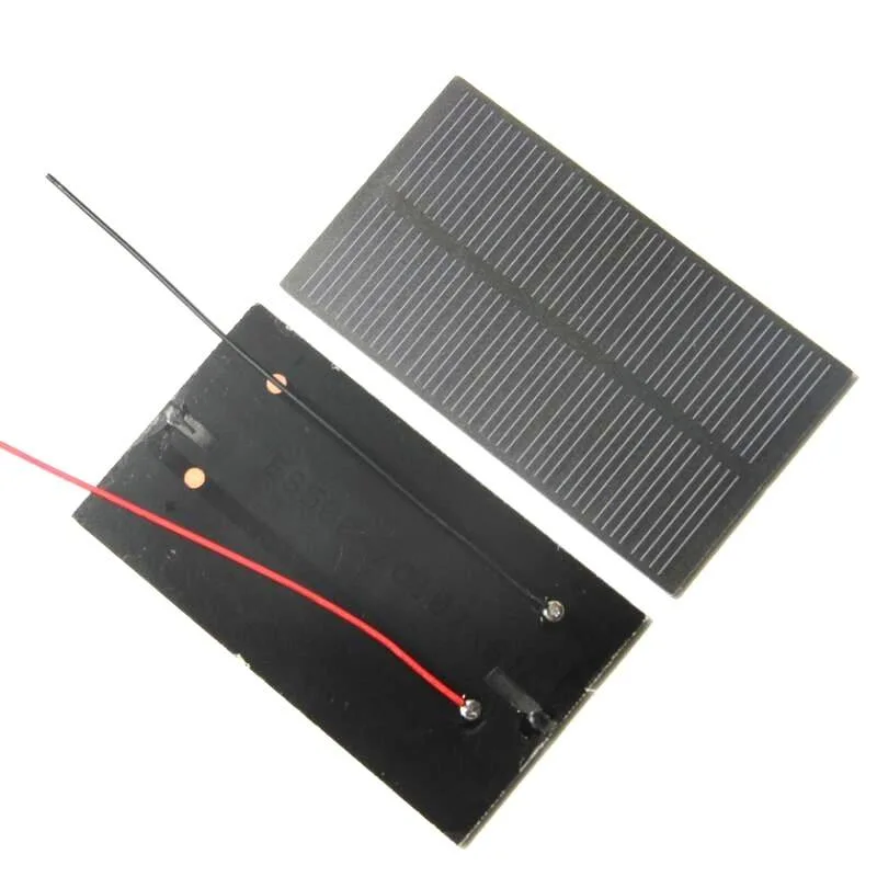 1W 5V Mono Pet Mini Solar Panel+15cm Cable