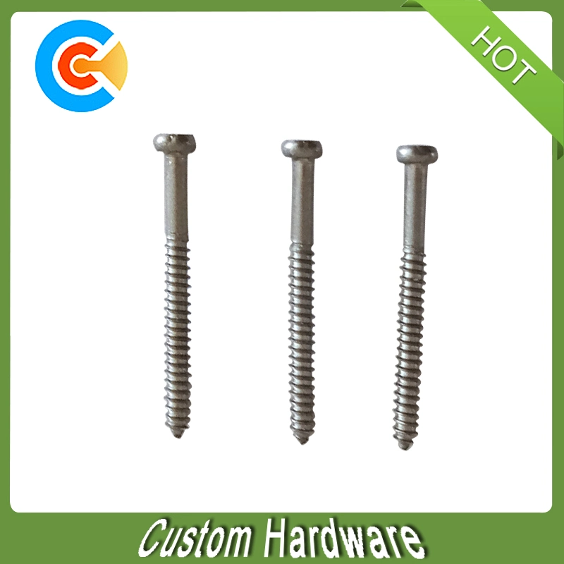 Custom Made Phillips Cross Round Flat Head Long Self-Tapping Screw