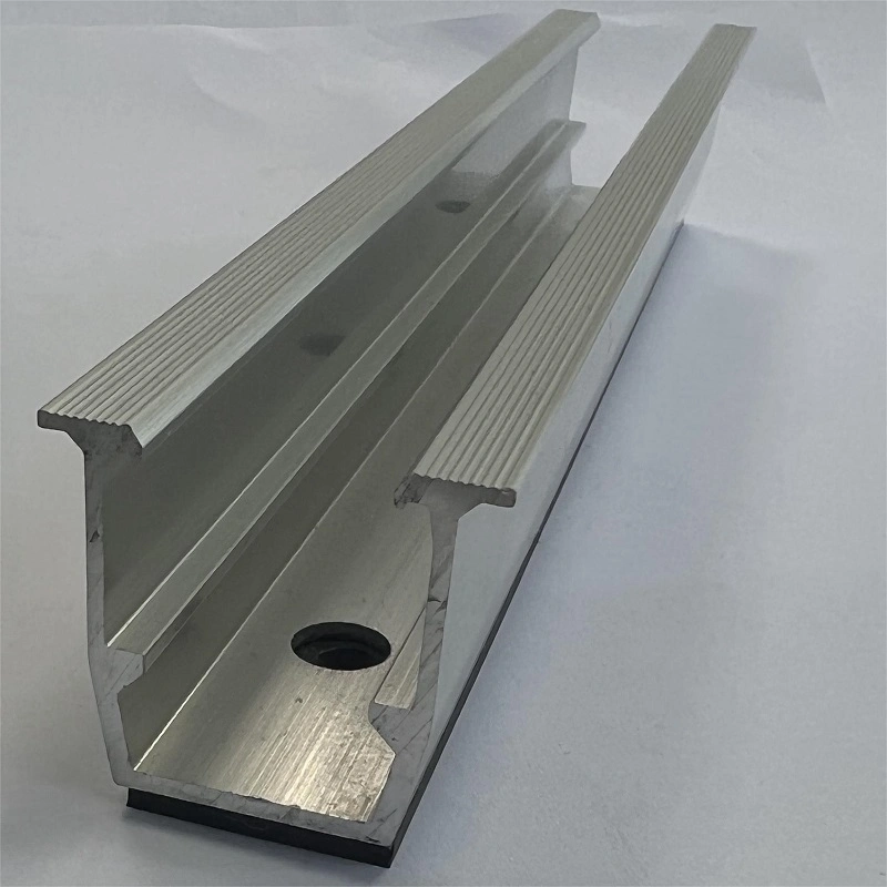 Aluminum Solar Photovoltaic Mounting Bracket Solar Installation PV Panel System Roof Rail