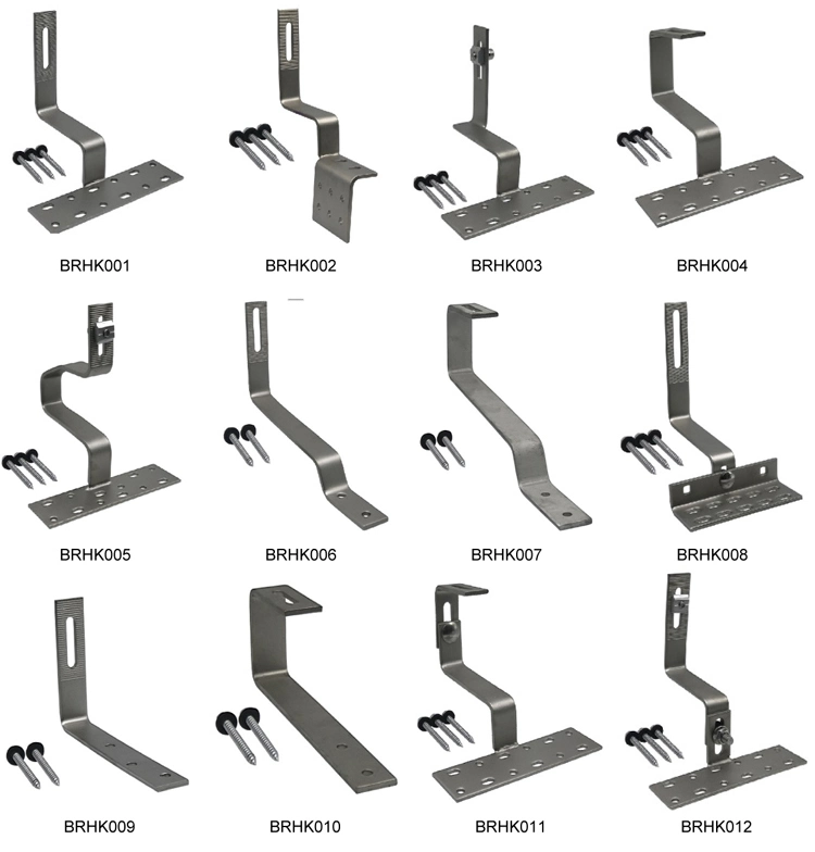 Adjustable Stainless Steel304 Solar Tile Roof Mounting Structure Hook