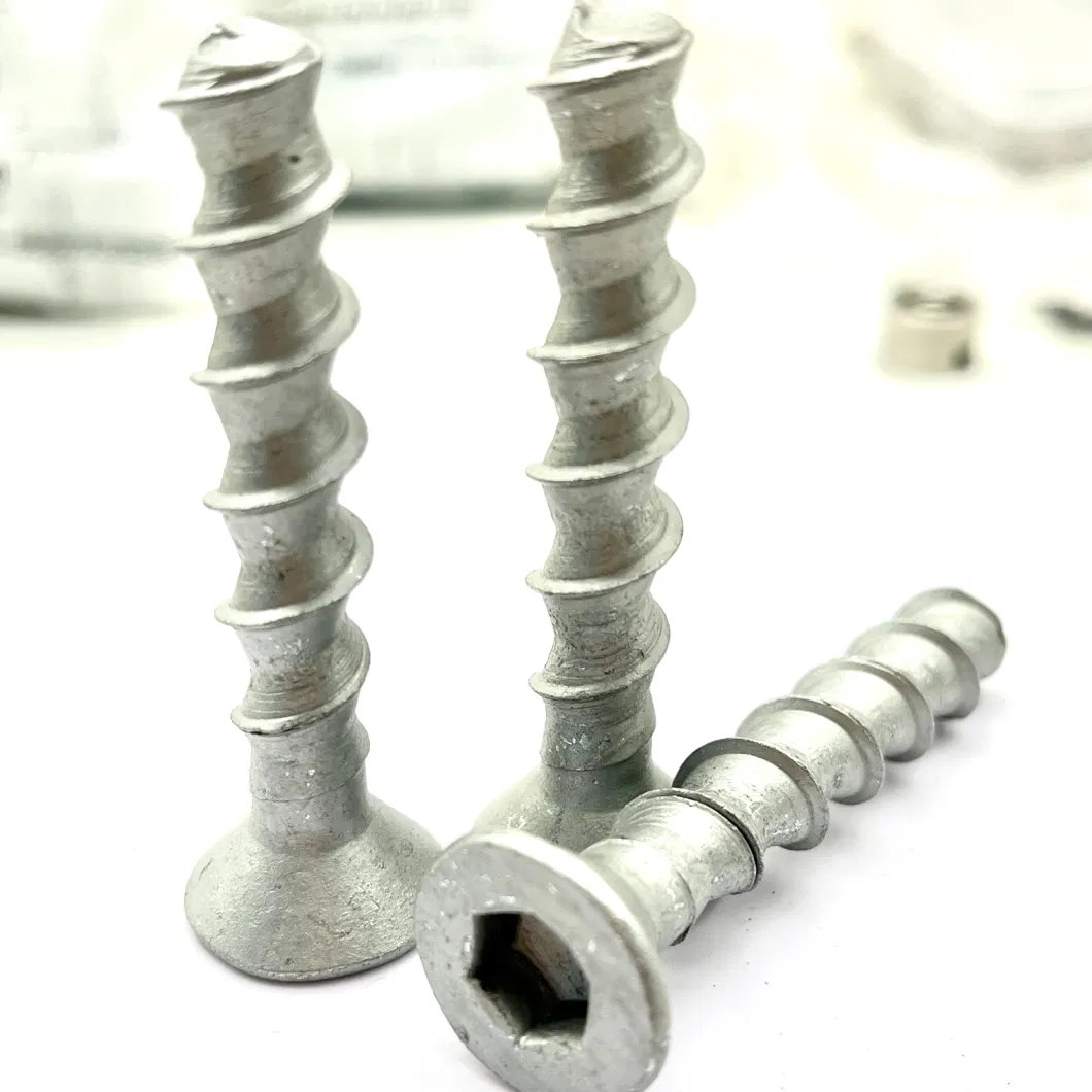 Huge Building M8 Internal Suspension Hexagonal Head Self-Tapping Anchor Bolts for Decoration Glass Wall