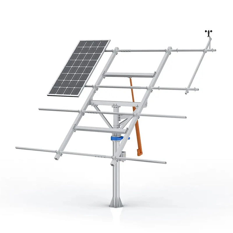 Dual Axis Solar Photovoltaic Tracking System 4kw Smart Tracker Automatic Tracker