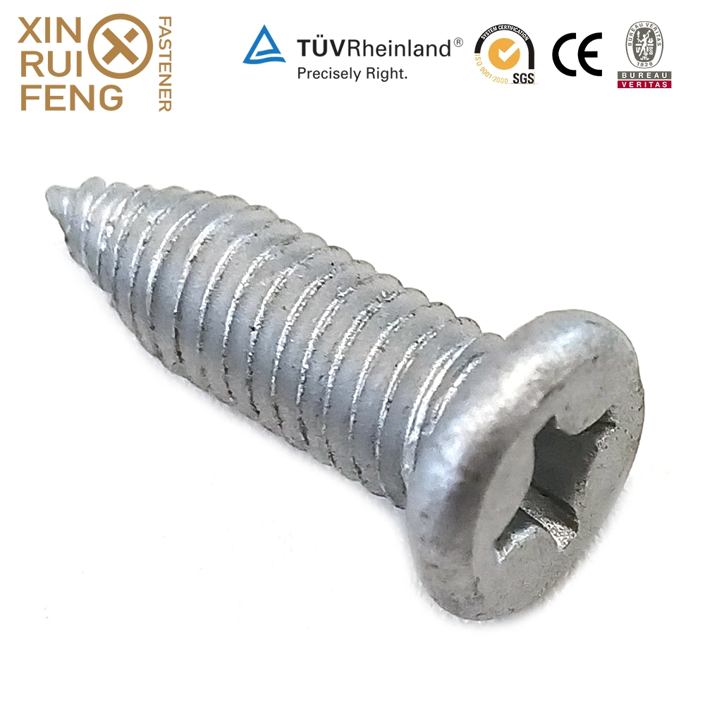 Xinruifeng Fastener Taptite Thread Needle Point Class 3 M6-25 X 15 As3566 Phillips No. 3 Drive Serrated Flat Head Framing Screws Sheet Metal Self-Tapping Screws