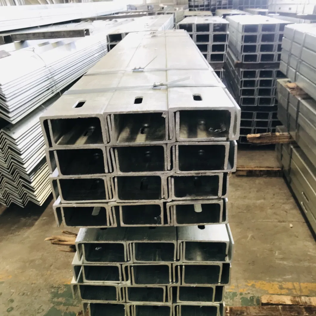 Hot Rolled Hot Dipped Galvanized Solar Channel Steel Support