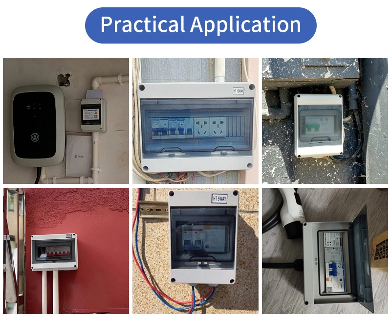 High Quality Ht-8 Ways Waterproof Electrical Power Box Junction Box for Solar System