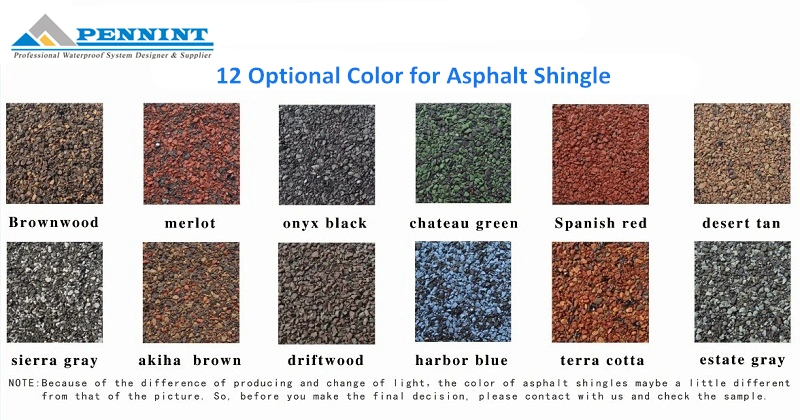 3tab/ Mosaic/ Fish Scale Asphalt Shingle/ Colorful Asphalt for Different Roofing Shapes