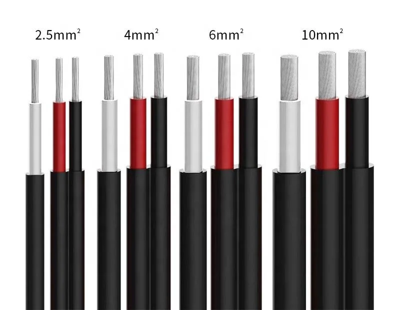 Super Solar PV Cable 4mm2 6mm2 DC Cable XLPE for Solar Panel