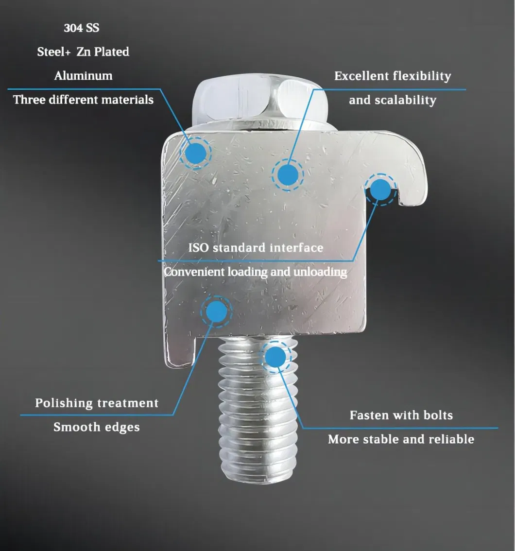 Rycome Flange Fastener China Manufacturers Kf10ca Kf16ca Kf25ca Kf40ca Kf50ca Vacuum Claw Clamp