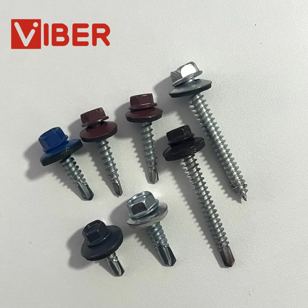 Self Drilling Hex Head Screws Self Tapping Buzz Screw Metal Bolts