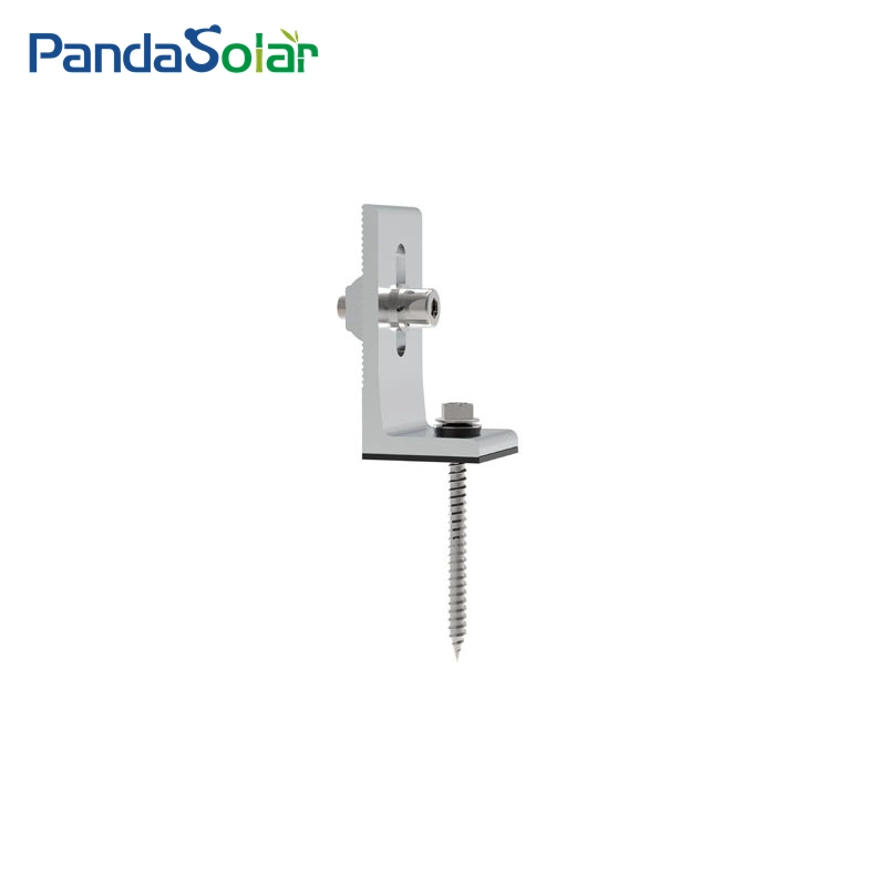 Pandasolar OEM 304 Stainless Steel Adjustable Roof Hook for Rooftop Solar Bracket