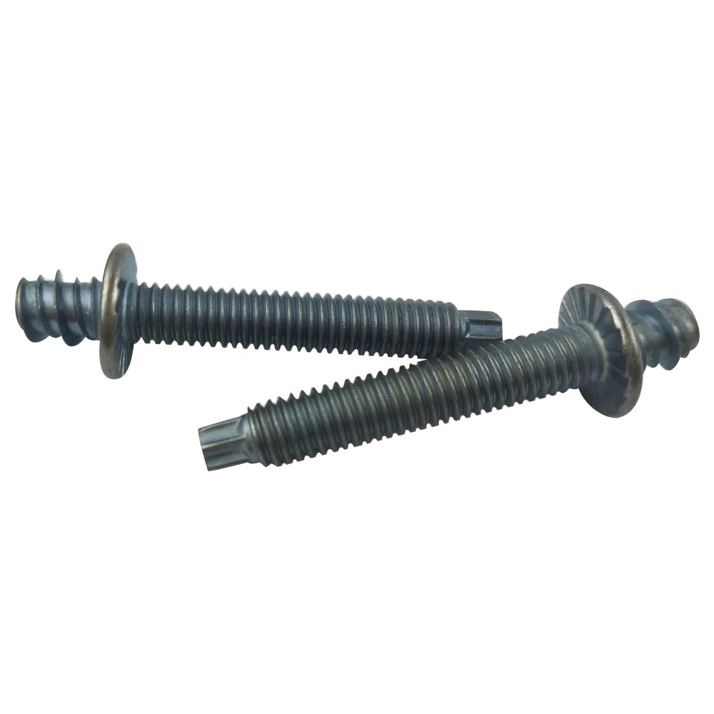 Double Thread Bolt with Six Lobe Head Stud Automotive Car Fastener Fixing Fitting Stud Self Tapping and Machine Thread /Torx Driver Stud Auto Spare Parts