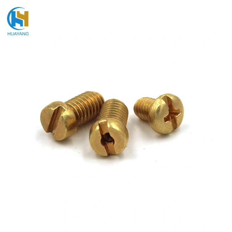 Hot Sale Brass Pan Head Slotted Mini Small Micro Brass Self Tapping Screw