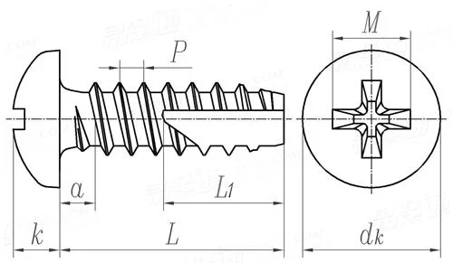 Self Tapping Drilling Torx Hexalobular Socket Pan Head Thread Cutting PT Screw Made in China