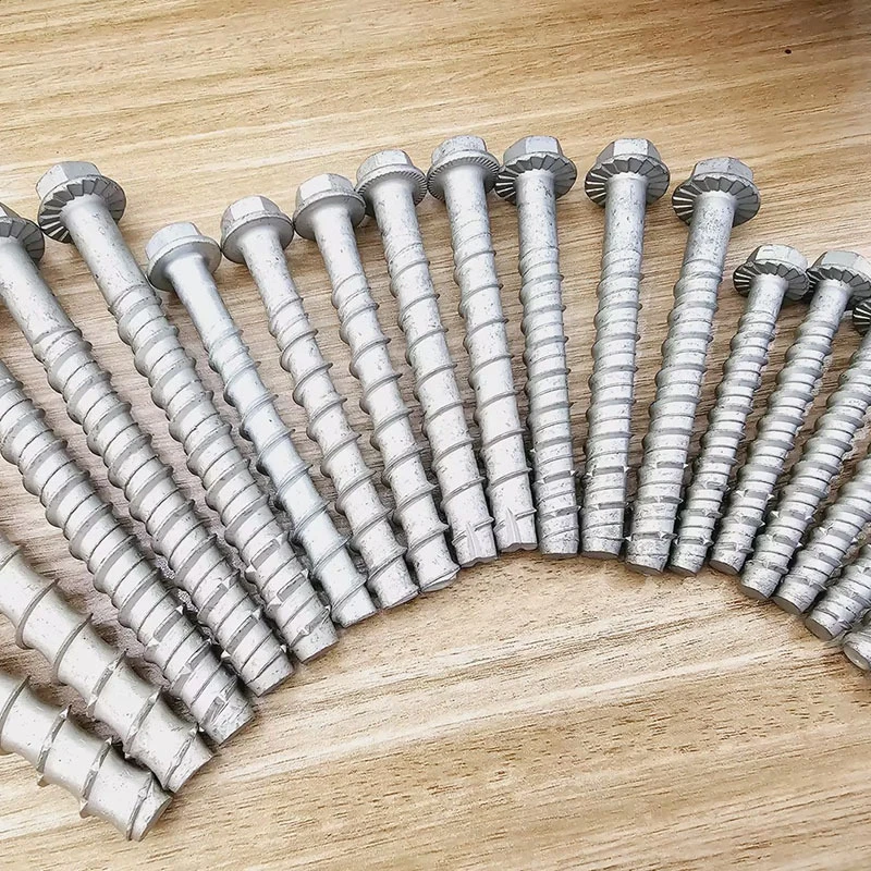 Hexagon Flange Cement Concrete Self Tapping Screws Concrete Anchor Bolts