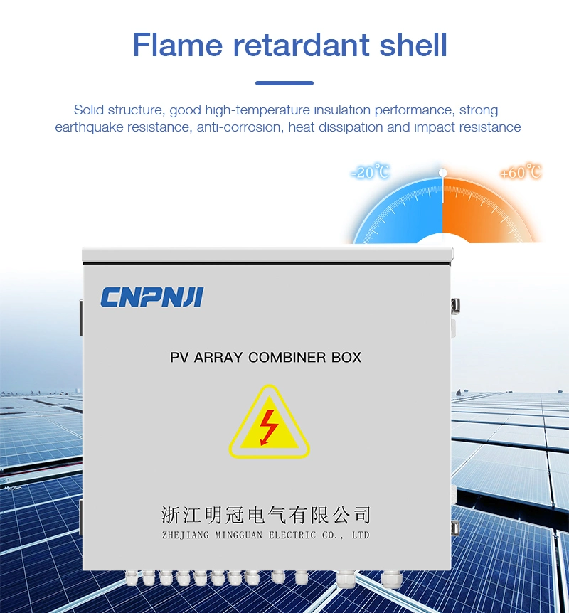 DC Solar Energy System Junction Box Mgv-Dcpv8 Photovoltaic Combiner Box