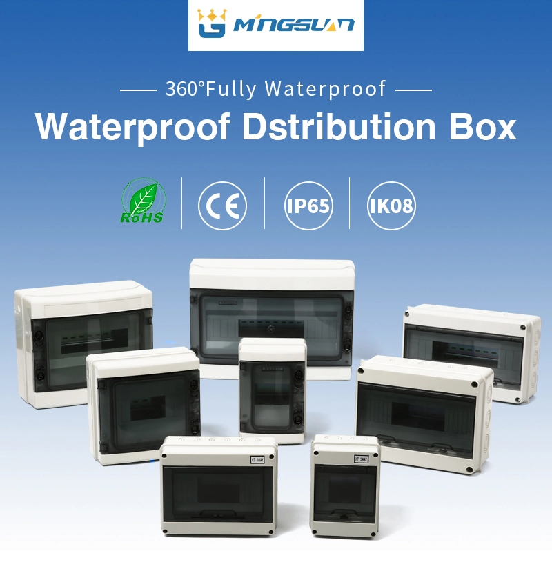 High Quality Ht-8 Ways Waterproof Electrical Power Box Junction Box for Solar System