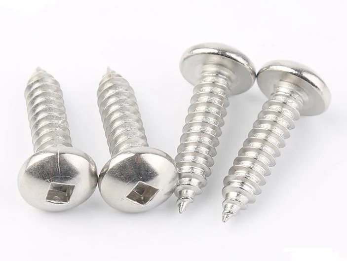 China Fitting Fastener A2-70 Cross Recess Pan Head Self Tapping Screw Stainless Steel 304 Round Head Sheet Metal Screw with Cheap Price