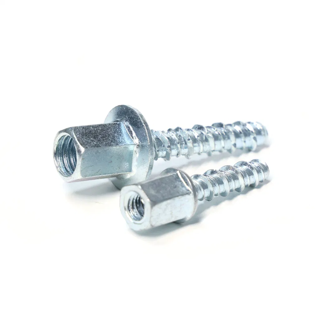 Self Tapping Screw for Easy Installation with White and Blue Zinc Plate