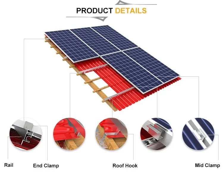 Solar Mounting Rapid Middle Clamp Black or Silver Custom Color