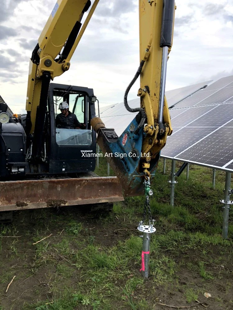 HDG Ground Screw Pile for Solar Panel