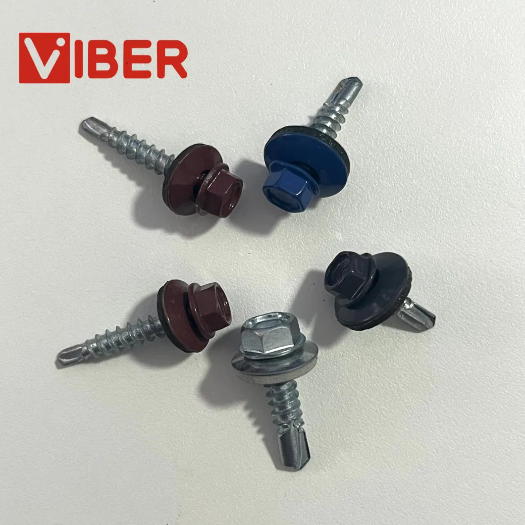 Self Drilling Hex Head Screws Self Tapping Buzz Screw Metal Bolts