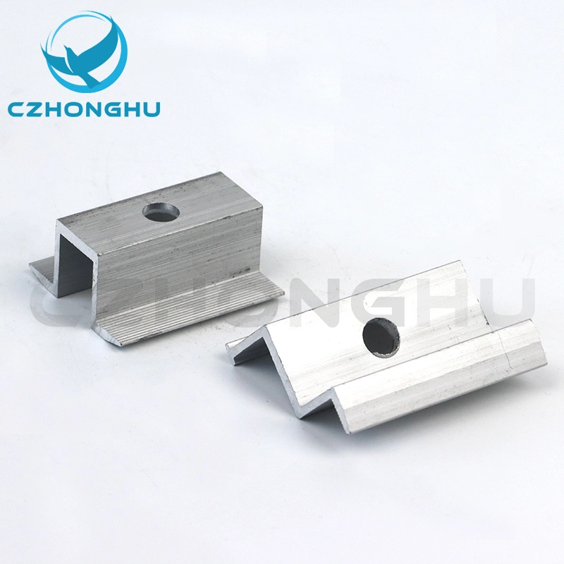 Solar Panel Mounting Bracket Photovoltaic Ground Mounting End Clamp