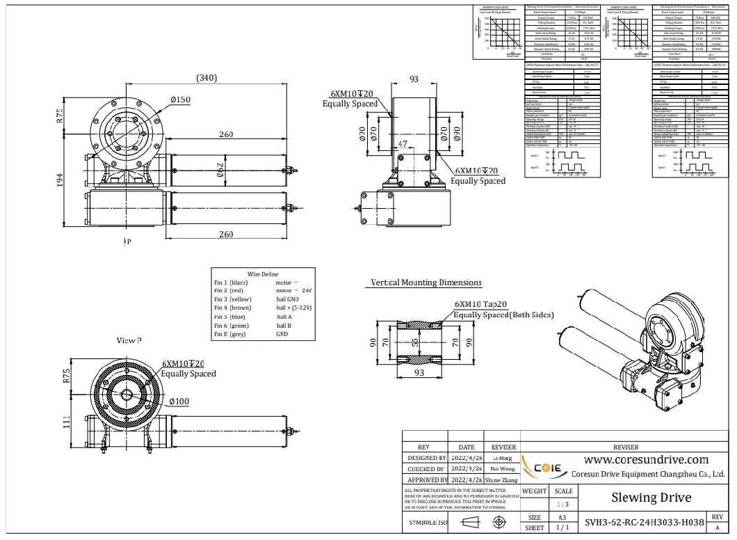 5kw Dual Axis Solar Tracking System, Sun Tracker with Slewing Drive, Customized Solar Tracker with Linear Actuator Follow Sun.