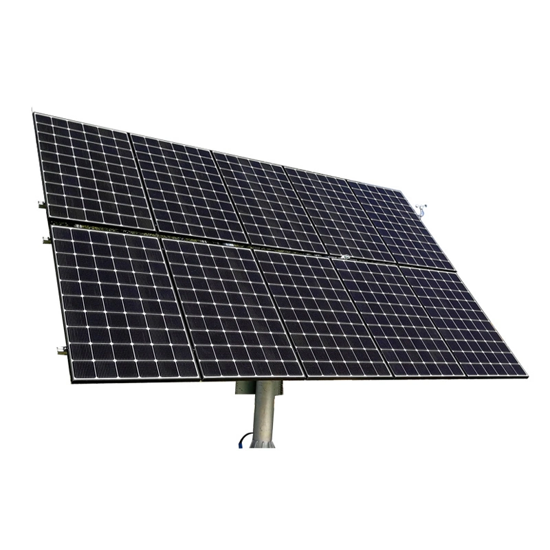 3kw Photovoltaic Solar Controller Mounting System Dual Axis Solar Tracker