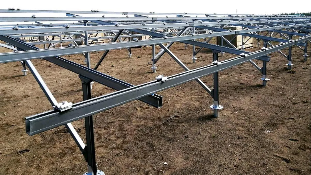 Hot DIP Galvanized PV Solar Panel Mounting System Ground Screw Anchors Pile