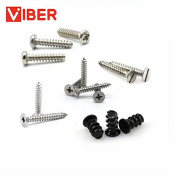 Black Small Flat Countersunk Head Tapping Screw Self Tapping Screws