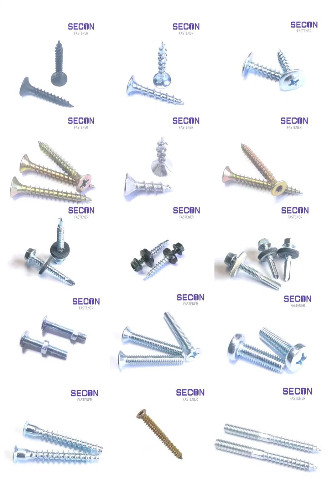 Made in China Best Price DIN7982 GB846 Coil Cross Groove Recess Head Raised Countersunk Head Self Tapping Screws