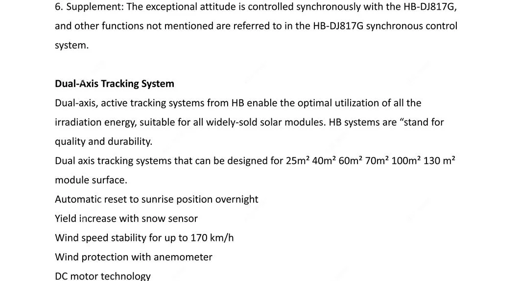 Dual Axis Solar Tracker PV Tracking System Smart Tracker Silent Solar Power