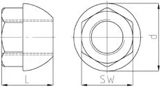 Spherical Nut for Self Drilling Anchor Bolt